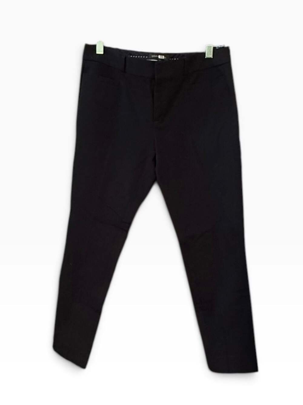 Banana Republic Black Sloan Slim Fit Ankle Dress Pants Trousers 6P